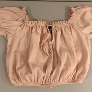 Barbie doll pink crop top